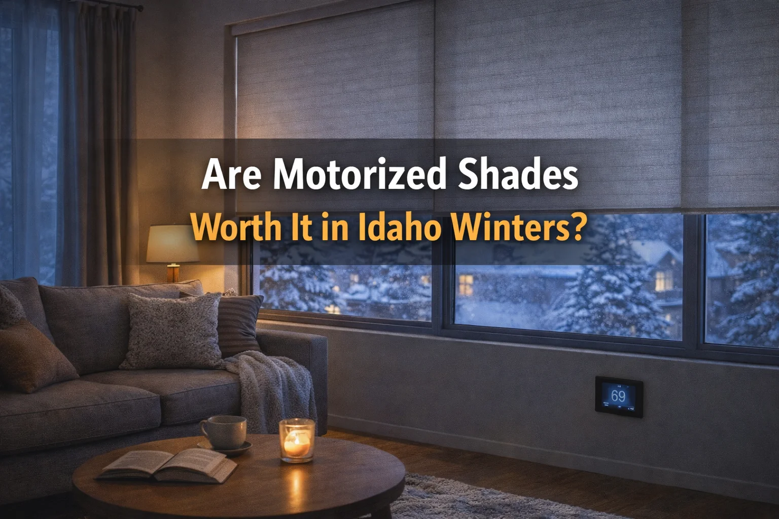Are Motorized Shades Worth It in Idaho Winters?
