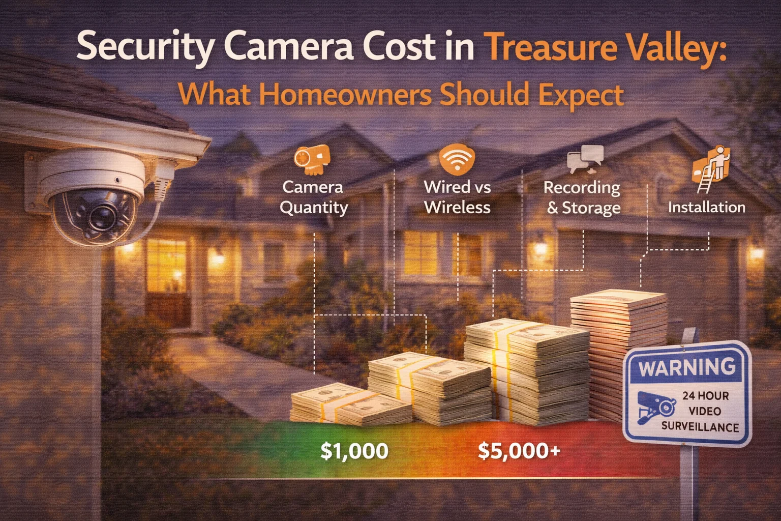 Security Camera Cost in Treasure Valley: What Homeowners Should Expect